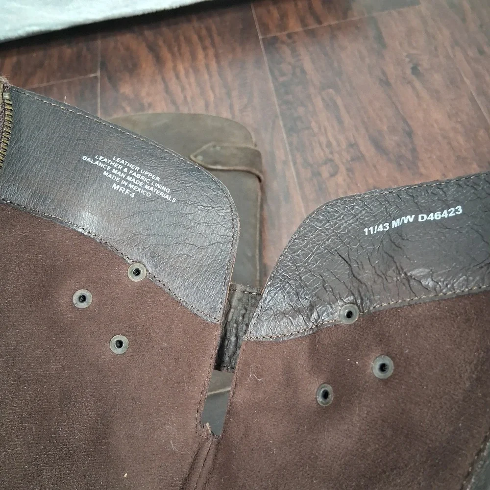 BORN Moanna Brown Suede Leather Tall Riding Boots with Buckle Women's 11 Western